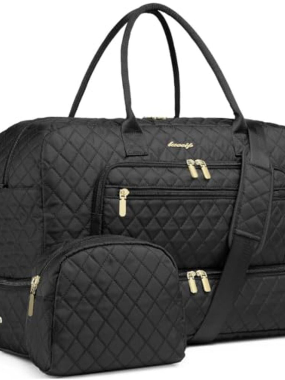 Large Women Travel Duffle Bag Weekender Overnight Carry On Toiletry Gym Tote